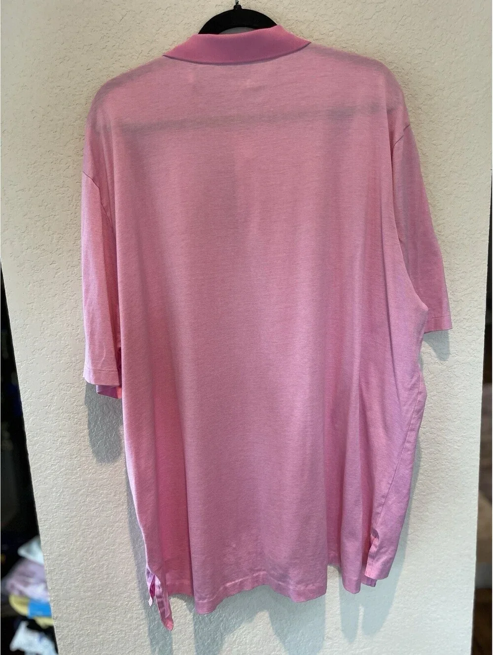 Polo Golf Ralp Lauren 100% Pima Cotton Polo Pink Size XXL